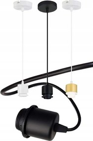 Alap Mennyezeti Lámpa Függeszték Túlnyúlás Loft Fém 1X E27 Lámpabúra