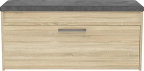 Parma cipőtároló pad, sonoma