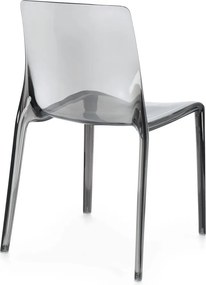 Szürke műanyag kerti szék Adele – Bizzotto