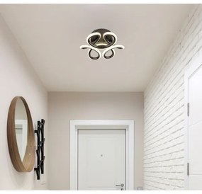 Globo 67386-24A - MELISAND LED mennyezeti lámpa 24W, 26 cm, fekete