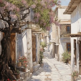 Poszter 90x90cm Az óváros varázsa