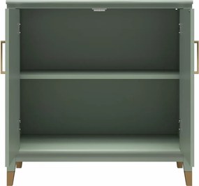 Zöld szekrény 86x85x41 cm Westerleigh – CosmoLiving by Cosmopolitan