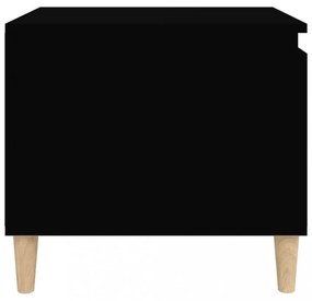 fekete szerelt fa dohányzóasztal 100 x 50 x 45 cm