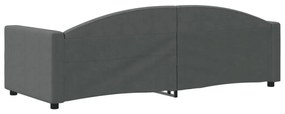 szürke szövet kanapéágy keret 80 x 200 cm