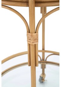 Fém gurulós zsúrkocsi ø 51 cm Panama – Mauro Ferretti