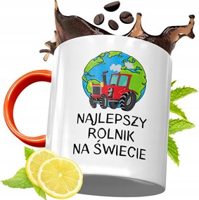 Narancssárga Bögre Gazdáknak Ajándék fényképes nyomtatással