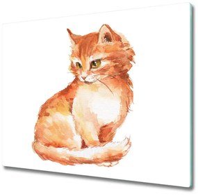 Üveg vágódeszka Red Cat 60x52 cm