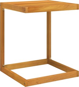 vidaXL tömör akácfa C-alakú asztal 42 x 40 x 50 cm