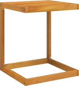 vidaXL tömör akácfa C-alakú asztal 42 x 40 x 50 cm