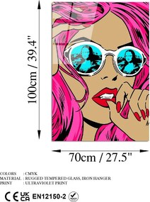 Üvegkép, 70×100 cm – UV-715