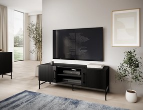RTV asztal RAFTT 152x55 cm, fekete