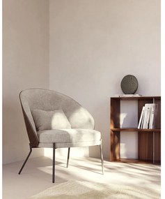 Világosbarna fotel Eamy – Kave Home