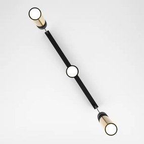 Jupiter 2007 - Csillár zsinóron ALAS 3xGU10/10W/230V arany/fekete