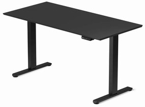 Elektromosan állítható magasságú íróasztal 138x67cm fekete / fekete | LVN System Control Flex+