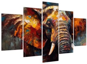 Kép - Egy elefánt festése (150x105 cm)