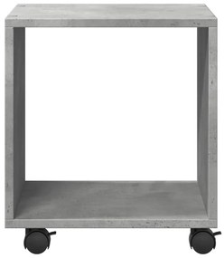 betonszürke szerelt fa görgős szekrény 37 x 33 x 42,5 cm