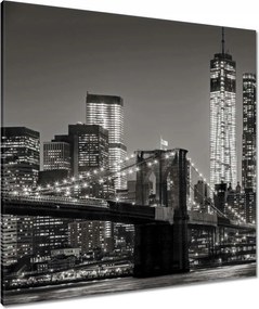 Vászonkép 80x80 New York Manhattan híd