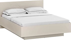 Ágy ráccsal, 160x200, kasmír/castello tölgy, EYCO