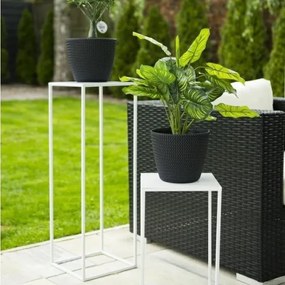 Virágállvány 70x24 cm, fehér