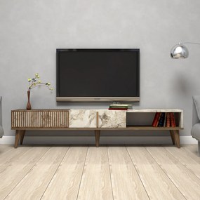 TV asztal Milan Fehér márvány