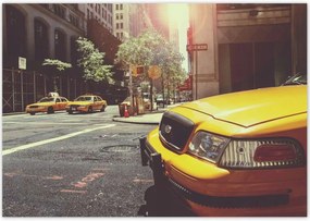 Poszterek 100x70 Sárga taxi Taxi