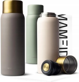 Mameido Termosz 1 l rozsdamentes acél bögrével