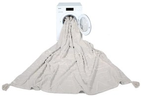 Fehér mosható kézi szövésű pamut szőnyeg 200x300 cm Tribu Natural – Lorena Canals