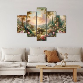 Kép - Pávák a kertben (150x105 cm)