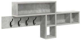 Fali Kabáthorog Beton szürke 100 x 12 x 43.5 cm Faanyag
