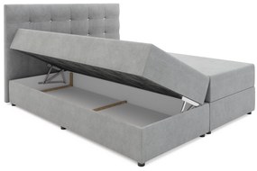 Franciaágy  Boxspring 160 cm Karen Comfort (bézs) (matraccal és tárolóhellyel). 1056009