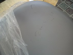 AKCIÓ Világosszürke BALI MARK szék fekete lábakkal II. osztály