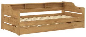 Egyszemélyes ágy pótággyal 8819V LILI viasz - 
            viaszolt
          , 
            Tömör
          , 
            69
          x
            106
          x
            206
          cm