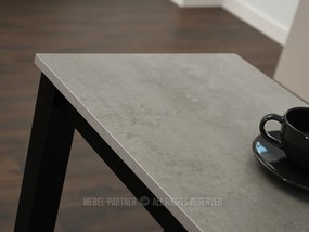 Étkező szett Remma (beton + fekete) (2 fő részére). Akció -17%. 1111872