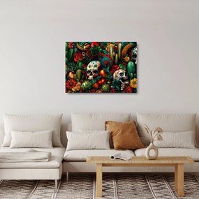 Üveg kép - Mexikói koncepció (70x50 cm)