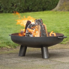 Fém tűzrakó tál, 60 cm átmérőjű