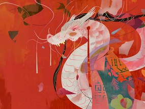 Poszter 20x15cm Indikatív Sárkány