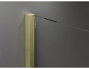 Mexen Velar, nyílásba tolóajtó 110x200 cm, 8mm átlátszó üveg, arany matt, 871-110-000-01-55