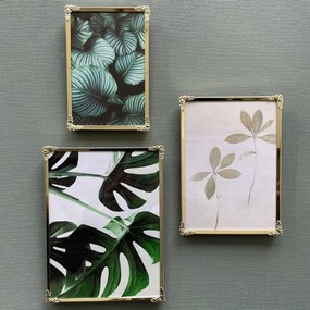 Aranyszínű fém álló-fali képkeret 13,5x18,5 cm Decora – Zilverstad