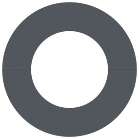 Antracit Cserép Antracit Műanyag Nagy Kerek Modern