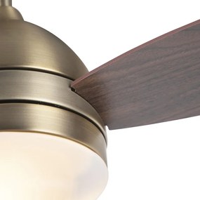 Bronz mennyezeti ventilátor 96 cm-es távirányítóval - Rotar
