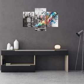 Kép - Ipari élet (90x60 cm)