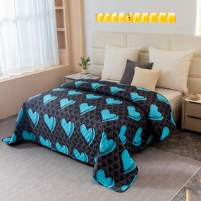 Ágytakaró KASUGA, türkiz Méret: 170 x 210 cm