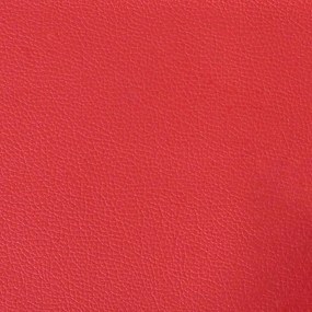 vidaXL Kerekes Étkező Székek 2 pcs Piros 57 x 66 x 94 cm Műbőr