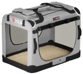 ELI kutya/macska szállítótáska, 70x52x52cm, szürke Cadoca