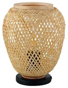 Eglo 55699 - DEMBLEBY asztali lámpa 1xE27/40W/230V bézs