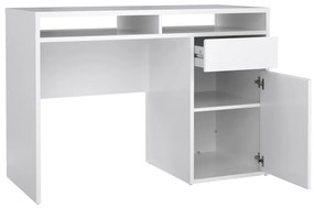 Felix IV íróasztal, fehér fényes