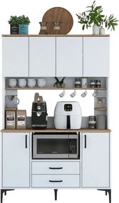 Jedy Walnut and White szekrény