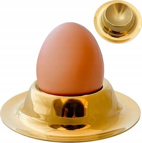 Pohár Tojástartó Arany tojás edény asztalra húsvét acél