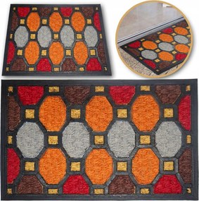 Lábtörlő Ajtó Alá Szerelhető Cipő Kókusz Külső Gumiszőnyeg 40x60