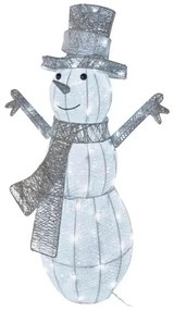 LED kültéri karácsonyi dekoráció 80 LED/3,6W/230V IP44 82 cm hóember